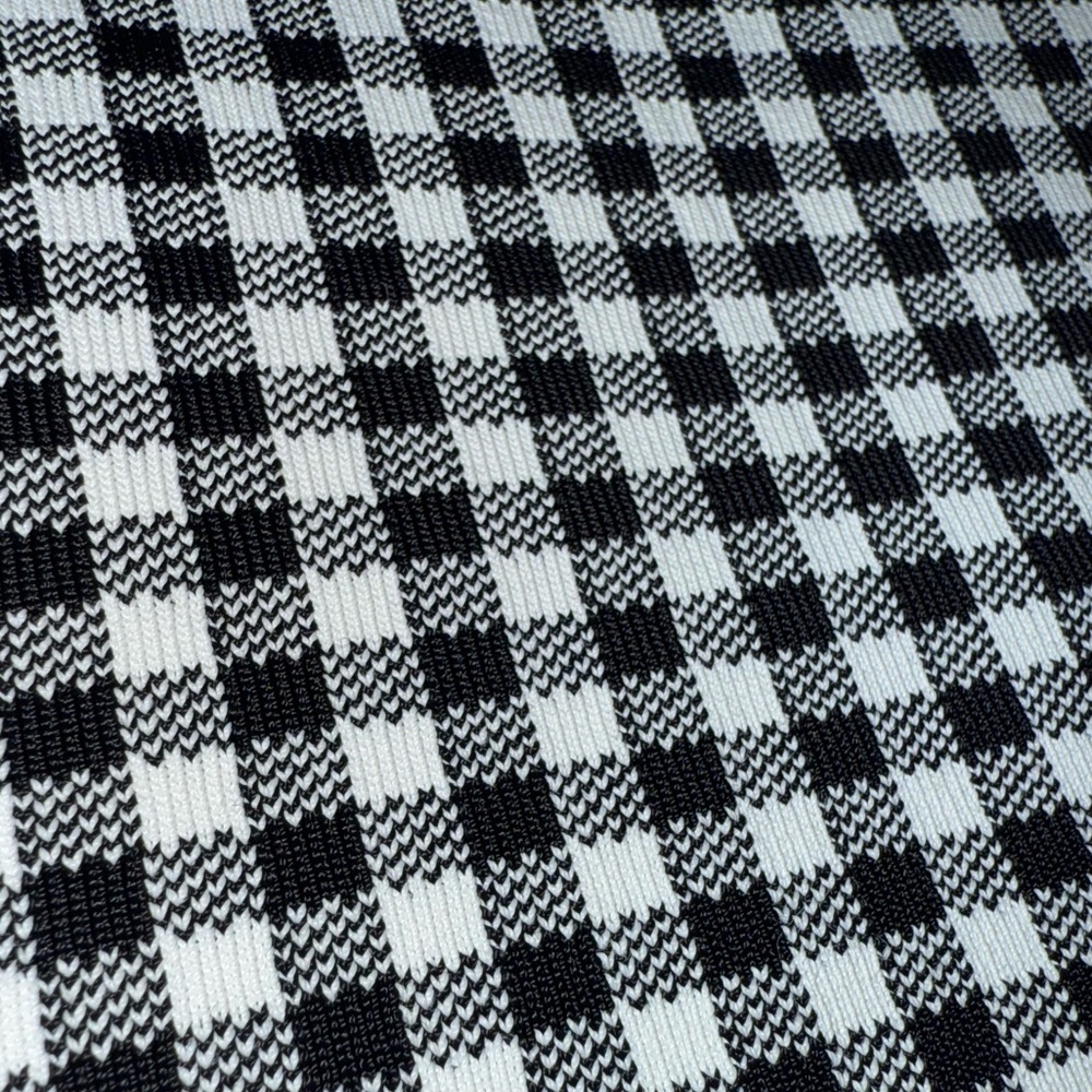 Cropped Jacket Gray and Black Check'n'Dior Knit | DIOR - Picture 7 of 11